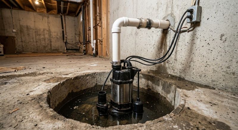 Basement Sump Pump Service in West Des Moines, IA
